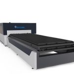 macchina da taglio laser in fibra di metallo piastra / tubo 1000 watt usa testa di taglio lasermech