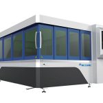 Tavolo della lama della macchina da taglio laser in fibra di metallo 500w con sistema di tracciamento della luce