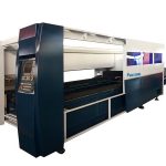 macchina da taglio laser industriale in lamiera