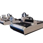 macchina per taglio laser a fibra metallica con binario di guida lineare 1000w