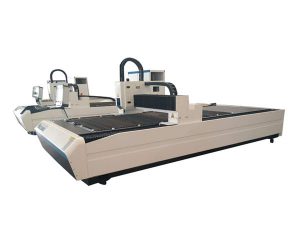 attrezzatura da taglio per tubi laser a doppio uso, macchina da taglio professionale per tubi laser cnc